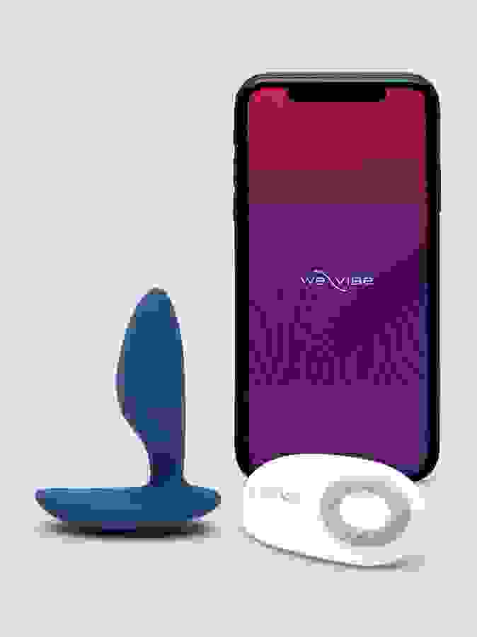 We-Vibe Ditto App and Remote Controlled Rechargeable Vibrating Butt Plug, Blue, hi-res